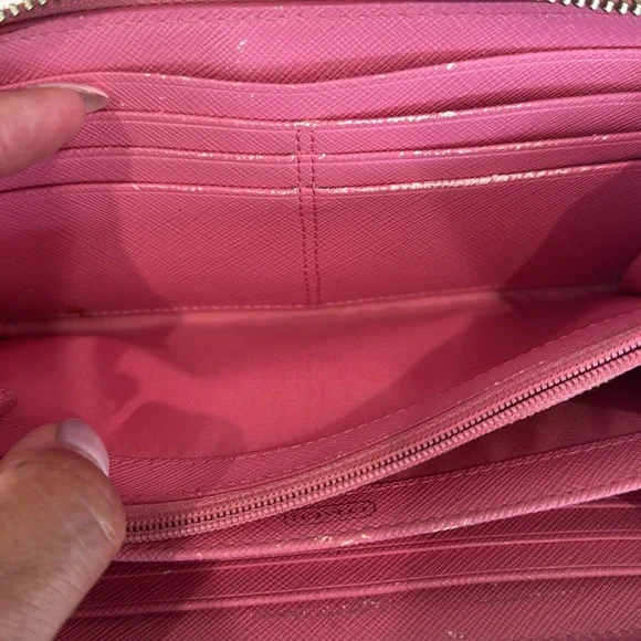 Coach Waverly Pastel Optic C Zip Around Wallet